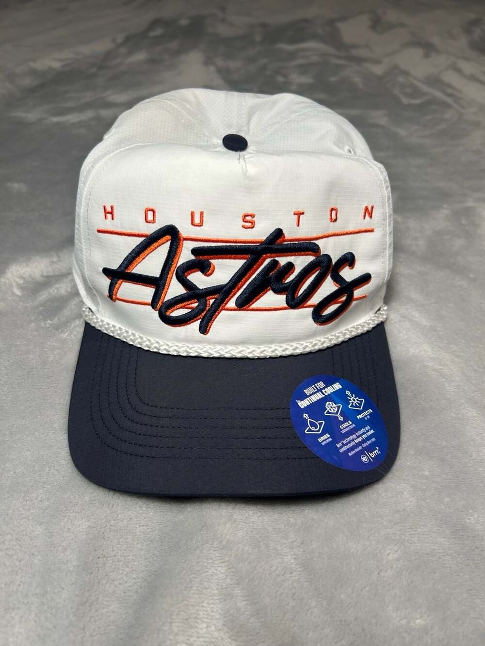 Brand new throwback Houston Astros 47 Hitch Cap Size White Navy Snapback Hat